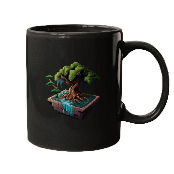 Discover 8 Bit Bonsai Tree Mugs