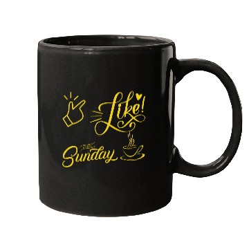 Discover easy like sunday coffee Mugs