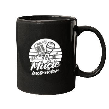 Discover Music Teacher Microphone Mugs