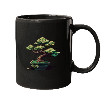 Discover 8 Bit Bonsai Tree Mugs