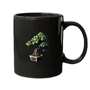 Discover 8 Bit Bonsai Tree Mugs