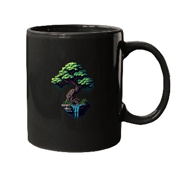 Discover 8 Bit Bonsai Tree Mugs