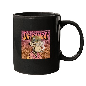 Discover DR BOMBAY, NFT Art, Trippy Monkey Mugs