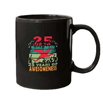 Discover 25 years dragon birthday fantasy Mugs