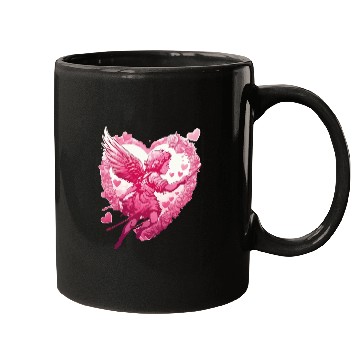 Discover funny Cupid Valentine's Day girls Mugs