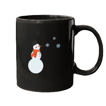 Discover Snowman and snowflakes Mugs