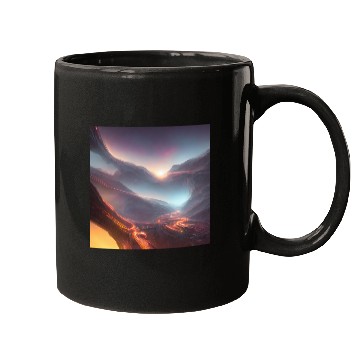 Discover Sunrise at the Tunnel View Point Mugs