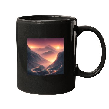 Discover Sunrise at the Tunnel View Point Mugs