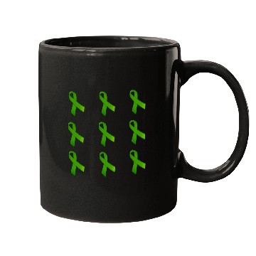 Discover Green Awareness Ribbon Mugs