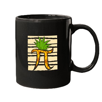 Discover Pineapple Pi Math Teacher Mathematician Pi Day Mugs