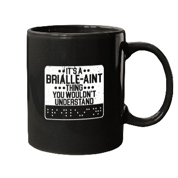 Discover Braille Blind Blindness Awareness Visually Mugs