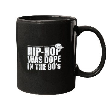 Discover Hip Hop was Dope in the 90's Music Direction Mugs