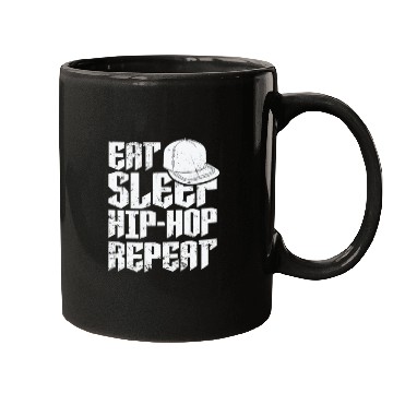 Discover Eat Sleep Hip Hop Repeat Music Direction Rap Mugs