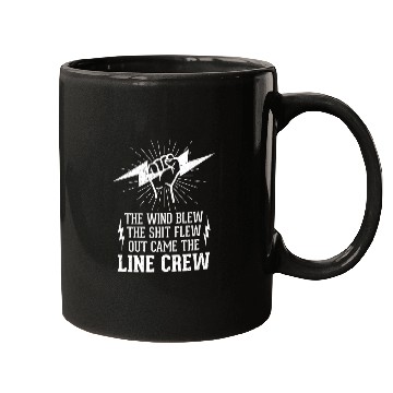 Discover Funny Electrical Lineman Saying Thank A Lineman Mugs
