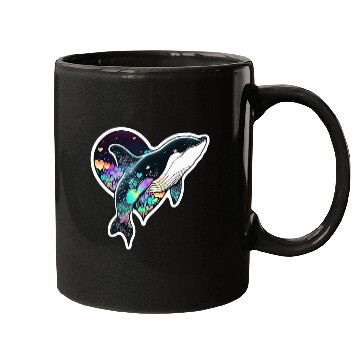 Discover Orca Is My Valentine, Love Hearts Orca Valentines Mugs