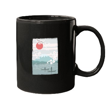Discover Cherry Blossom Fuji Cherry Tree Japan Mugs