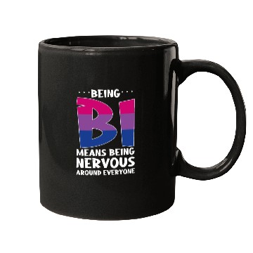 Discover Being Bi Bisexual Pride Kawaii Cat Mugs