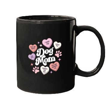 Discover Dog Mom Valentines Day Candy Hearts Galentines Mugs