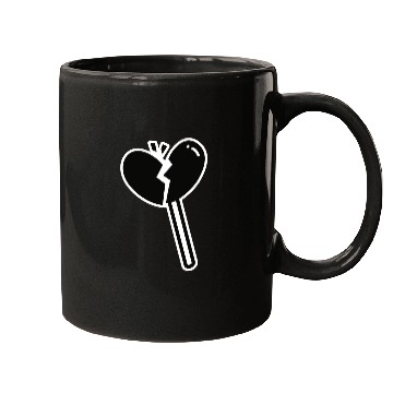 Discover Broken Heart Lollipop Candy Mugs
