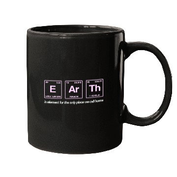 Discover EARTH - written in elements of the periodic table Mugs