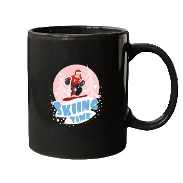 Discover Skiing time Mugs