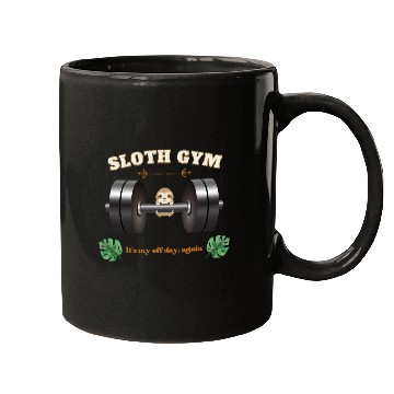 Discover Sloth gym Mugs