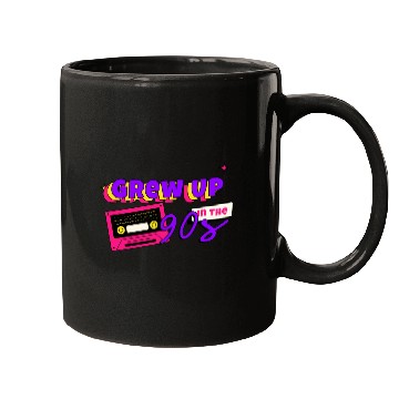 Discover Grew up in the 90s - Nostalgia Mugs