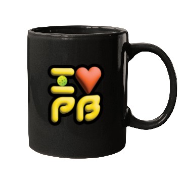 Discover I Love Pickleball PB1 Mugs
