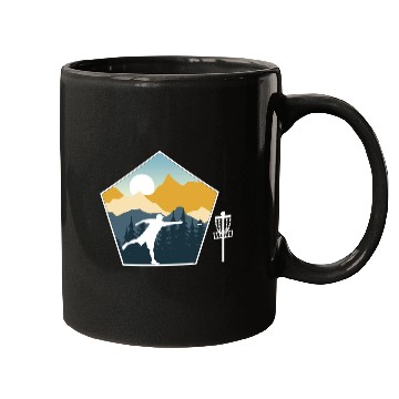 Discover Disc Golf Disc Golfing Ultimate Frisbee Natur Mugs