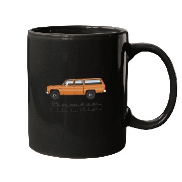 Discover bowtie Burnt Orange Mugs