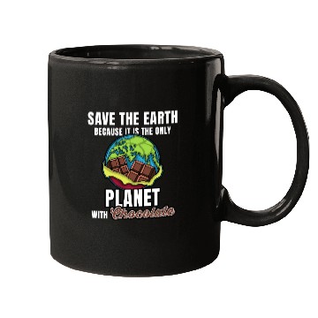 Discover Save Planet Chocolate Mugs