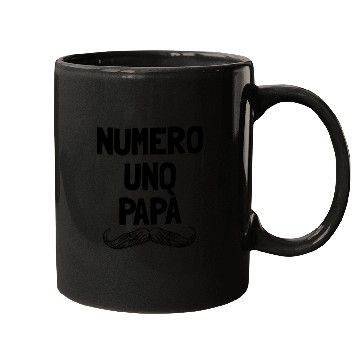 Discover Numero Uno Papa Italian Dad Father's Number 1 Dad Mugs