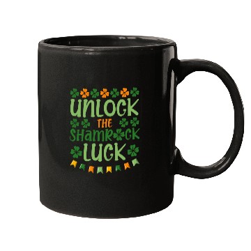 Discover Unlock The Shamrock Luck St. Patrick's Day Vibes Mugs