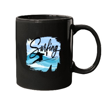 Discover Surfing Mugs