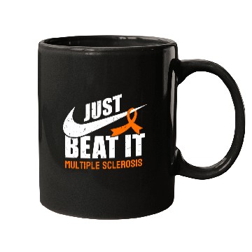 Discover Beat Multiple Sclerosis Awareness Orange Ribbon Mugs