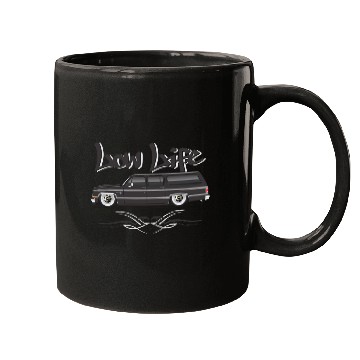 Discover LOWLIFE Midnight Black Mugs