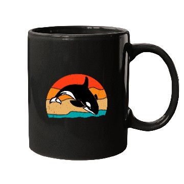 Discover King Orca, Ruler of the Seas Mugs