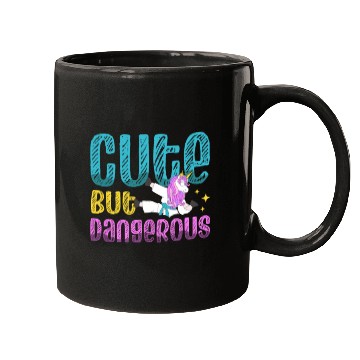 Discover Cute But Dangerous Karate Coach Unicorn Lover Mugs