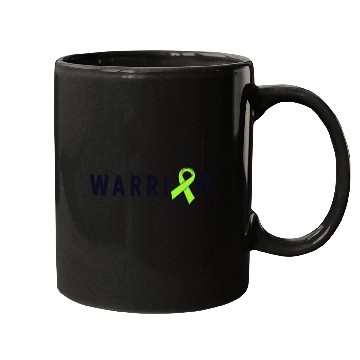 Discover Warrior Lime Green Awareness Ribbon Lyme Disease Mugs