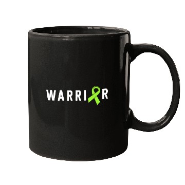 Discover Warrior Lime Green Awareness Ribbon Lyme Disease Mugs