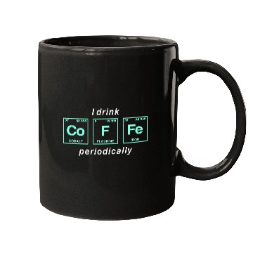 Discover COFFEE - with elements of the periodic table Mugs