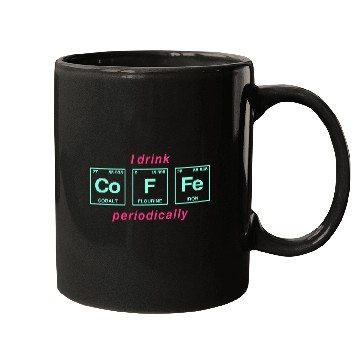 Discover COFFEE - with elements of the periodic table Mugs