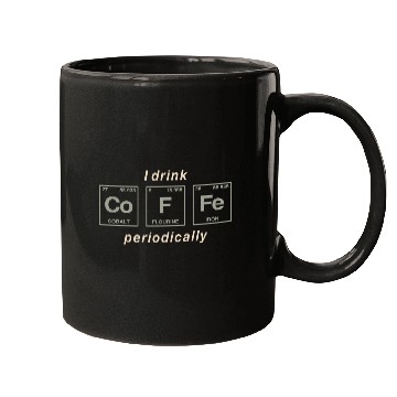 Discover COFFEE - with elements of the periodic table Mugs