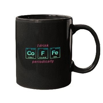 Discover COFFEE - with elements of the periodic table Mugs