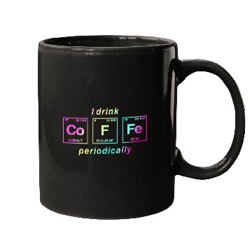 Discover COFFEE - with elements of the periodic table Mugs