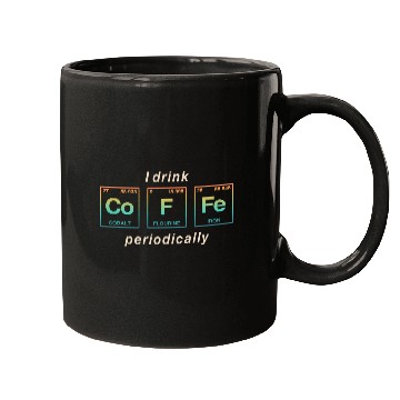 Discover COFFEE - with elements of the periodic table Mugs
