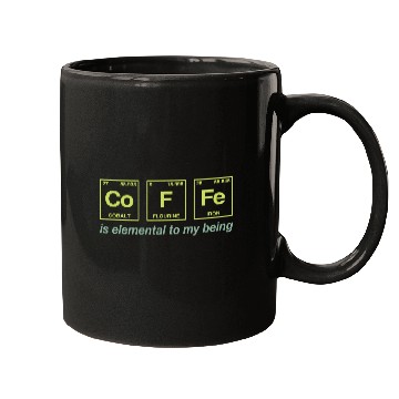 Discover COFFEE - with elements of the periodic table Mugs