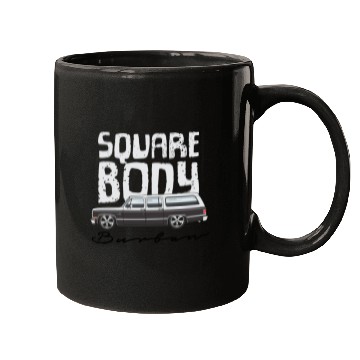 Discover square body Frost White Mugs
