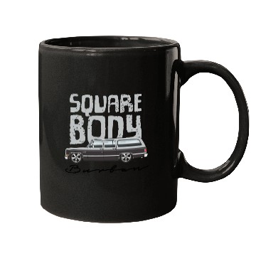 Discover square body Light Silver Mugs