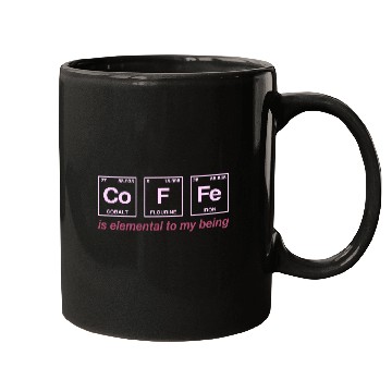 Discover COFFEE - with elements of the periodic table Mugs